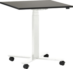 FLEXCUBE Table de conférence réglable en hauteur - Noir / L: 70.0 cm x P: 70.0 cm x H: 66.5 cm