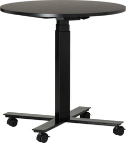 FLEXCUBE Besprechungstisch höhenverstellbar - Schwarz / H: 66.5 cm