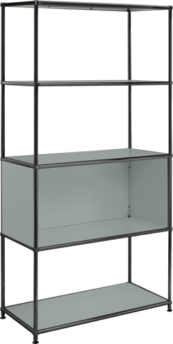 FLEXCUBE Etagère - Gris / L: 77.5 cm x P: 40.0 cm x H: 155.5 cm