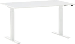 FLEXCUBE EASY Bureau régable en hauteur - Blanc / L: 120.0 cm x P: 70.0 cm x H: 68.0 cm