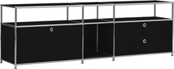 Buffet FLEXCUBE - Noir / L: 190.0 cm x P: 40.0 cm x H: 62.0 cm