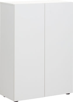 OFFICE X Scaffale basso - Bianco / L: 80.0 cm x P: 34.0 cm x A: 108.0 cm
