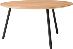 TEONA Tavolino da salotto - Impiallacciato in quercia / L: 80.0 cm x P: 80.0 cm x A: 40.0 cm