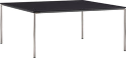 BAO Table basse - Sirius / acier inoxydable / L: 90.0 cm x P: 90.0 cm x H: 40.0 cm