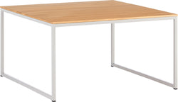 AVEA Salontisch - Eiche massiv / grau / B: 65.0 cm x T: 65.0 cm x H: 36.0 cm