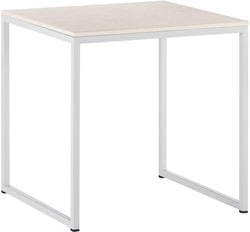 AVEA Tavolino accostabile - Lunar / grigio / L: 40.0 cm x P: 40.0 cm x A: 40.8 cm