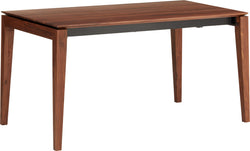 MEDICI Table à rallonge - noyer / L: 150.0 cm x P: 90.0 cm x H: 76.5 cm