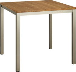 Tavolino ALEXIS II - L: 80,0 cm x P: 80,0 cm x A: 75,0 cm / Marrone