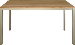Tavolo ALEXIS II - L: 140,0 cm x P: 80,0 cm x A: 75,0 cm / Marrone