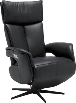 GÖTZ Lager Relaxs. M AKKU Semi-A, schwar - Schwarz / L: 69.0 cm x P: 81.0 cm x H: 116.0 cm