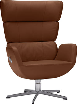 MALEA Sessel - Cognac / B: 77.0 cm x T: 75.0 cm x H: 105.0 cm