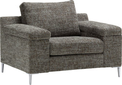 DIENER Poltrona - Grigio / L: 99.0 cm x P: 92.0 cm x A: 81.0 cm