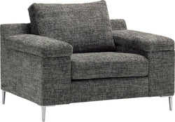 DIENER Poltrona - Antracite / L: 99.0 cm x P: 92.0 cm x A: 81.0 cm