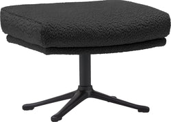 ANDRES Hocker - Anthrazit / B: 51.0 cm x T: 40.0 cm x H: 41.0 cm