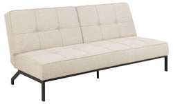CHARLY Bettsofa - Beige / B: 198.0 cm x T: 95.0 cm x H: 87.0 cm