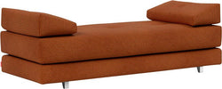 LOVISA Bettsofa - Orange / B: 200.0 cm x T: 84.0 cm x H: 82.0 cm