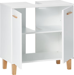 NAVARRO II Armadietto per lavabo - Bianco / L: 60.0 cm x P: 30.0 cm x A: 60.0 cm