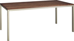 Table ALEXIS II - L : 180,0 cm x P : 90,0 cm x H : 75,0 cm / Marron foncé