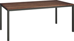 ALEXIS II Table - noyer / L: 180.0 cm x P: 90.0 cm x H: 75.0 cm