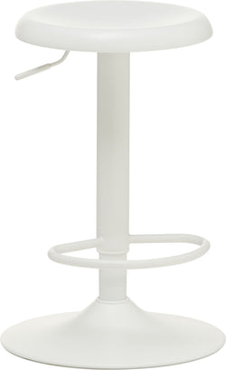 DONATO Sgabello per mobile bar - Bianco / L: 40.0 cm x P: 40.0 cm x A: 80.0 cm