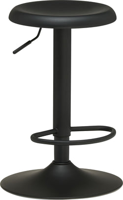 DONATO Tabouret de bar - Schwarz / L: 40.0 cm x P: 40.0 cm x H: 80.0 cm