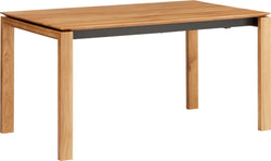 MEDICI Tavolo allungabile - Quercia massiccia / L: 150.0 cm x P: 90.0 cm x A: 76.5 cm