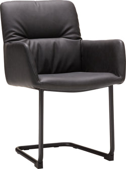 Sedia NAVIGLI II - Nero / Nero / L: 58,0 cm x P: 61,0 cm x A: 91,0 cm