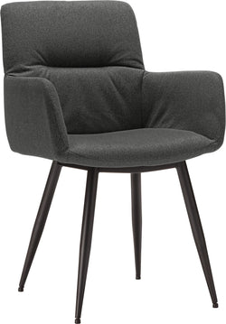 NAVIGLI II Sedia - Grigio scuro / L: 58.0 cm x P: 61.0 cm x A: 90.0 cm