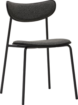 LENZO Stuhl - Anthrazit / Schwarz / B: 49.0 cm x T: 52.0 cm x H: 80.0 cm