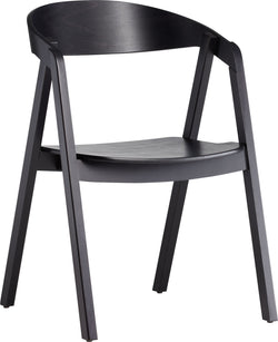 LIOR Chaise - Noir / L: 53.0 cm x P: 52.0 cm x H: 79.0 cm