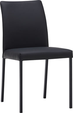 SIENA s.bracc. Pelle nero/4-piedi nero - Nero / L: 52.0 cm x P: 44.5 cm x A: 83.0 cm