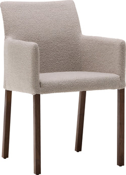 SIENA m.AL. - Hellgrau / Dunkelbraun / B: 51.0 cm x T: 44.0 cm x H: 86.0 cm