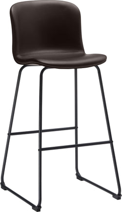 GIANNI Barhocker - Dunkelbraun / B: 49.0 cm x T: 52.0 cm x H: 107.0 cm