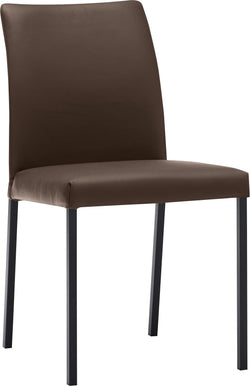 SIENA Stuhl - Dunkelbraun / Schwarz / B: 52.0 cm x T: 44.5 cm x H: 83.0 cm