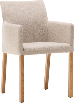 SIENA Stuhl - Taupe / Braun / B: 51.0 cm x T: 44.0 cm x H: 86.0 cm