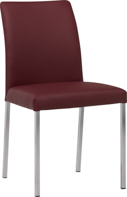 SIENA Stuhl - Bordeaux / Grau / B: 52.0 cm x T: 44.5 cm x H: 83.0 cm