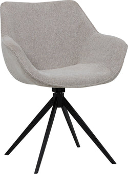 LUINO Chaise - Beige / L: 68.0 cm x P: 62.0 cm x H: 82.5 cm