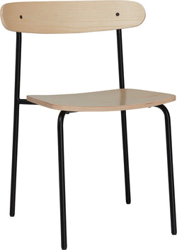 ARTURO Stuhl Esche - Hellbraun / Braun / B: 54.5 cm x T: 48.6 cm x H: 75.0 cm