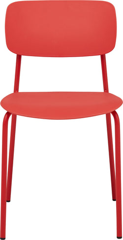 COLORE II Chaise - Rouge / P: 43.5 cm x L: 51.0 cm x H: 78.0 cm