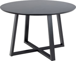 Tavolo NARO - Nero / L: 120 cm x A: 75,0 cm