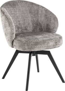 LELIA Stuhl - Grau / B: 58.0 cm x T: 60.0 cm x H: 80.0 cm