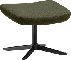 ELVY Hocker - Grün / B: 55.0 cm x T: 40.0 cm x H: 45.5 cm