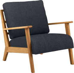Fauteuil FAUSTO - Gris foncé / L : 83,0 cm x P : 75,0 cm x H : 80,0 cm
