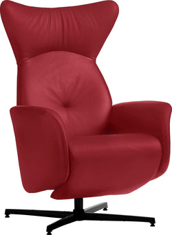 ASCAN Le Balder manuell,rot,B.schwarz - Rot / B: 76.0 cm x T: 78.0 cm x H: 114.0 cm