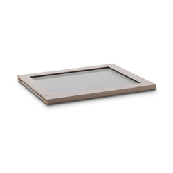 MODUL PLUS Glastablar - Nougat / B: 48.0 cm x T: 53.0 cm x H: 2.0 cm