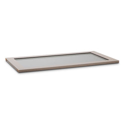 MODUL PLUS Glastablar - Nougat / B: 99.0 cm x T: 53.0 cm x H: 2.0 cm