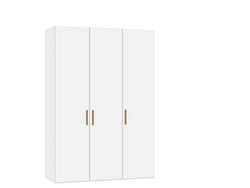 MODUL Armoire à portes pivotantes - Weiss / L: 153.0 cm x P: 59.0 cm x H: 220.0 cm