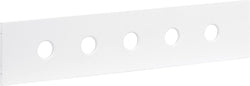 Flexa WHITE Barre de sécurité 1/2 - Blanc / P: 121.0 cm x H: 25.0 cm