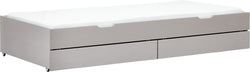 CLASSIC Aussziehbett Griff grau - grau / B: 94 cm x T: 196 cm x H: 34 cm