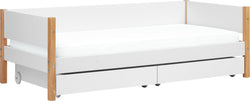 Letto singolo Flexa NOR - Bianco / L: 100,0 cm x P: 210,0 cm x A: 67,0 cm